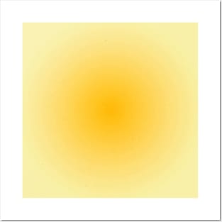 Yellow Gradient Aesthetic Sunshine Posters and Art